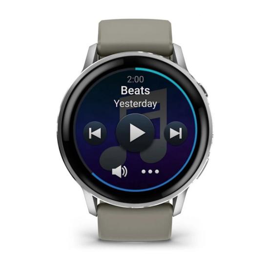 Garmin Venu 4 45mm Srebrny z szarym paskiem [010-03014-01]