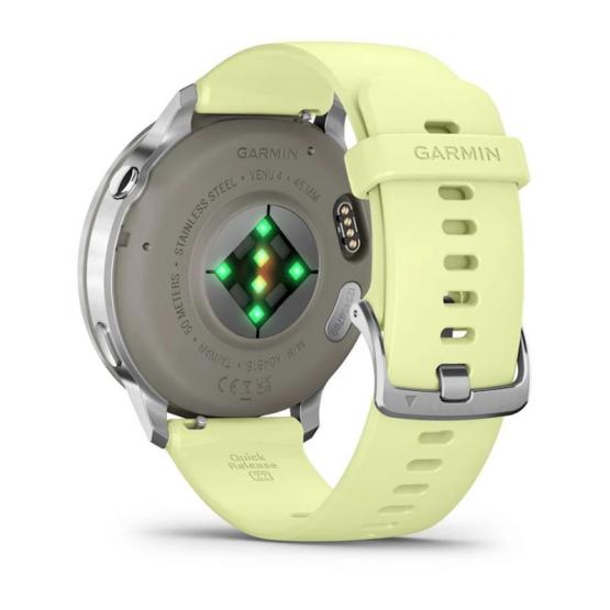 Garmin Venu 4 45mm Srebrny z żółtym paskiem Citron [010-03014-02]