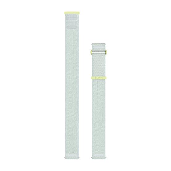 Garmin Materiałowy Sportowy pasek ComfortFit o szerokości 20mm Quick Release - błękitny Citron/Cloud blue [010-14400-03]