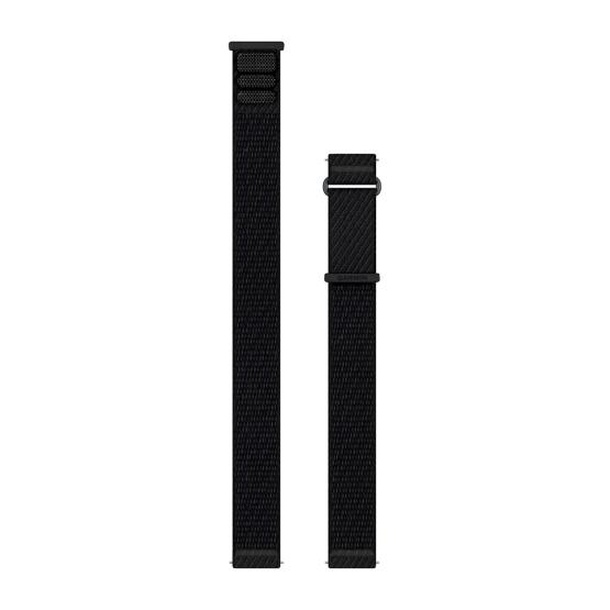 Garmin Materiałowy Sportowy pasek ComfortFit o szerokości 20mm Quick Release - czarny [010-14400-06]