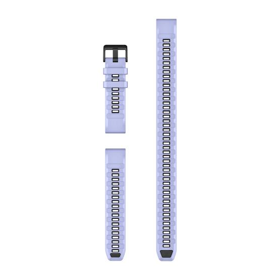 Garmin Pasek Fenix 8 (47mm) (Blueberry jagodowy Zestaw nurkowy – 3 częściowy) - QuickFit 22 mm, silikonowy, Oryginalny Garmin [010-14410-01]