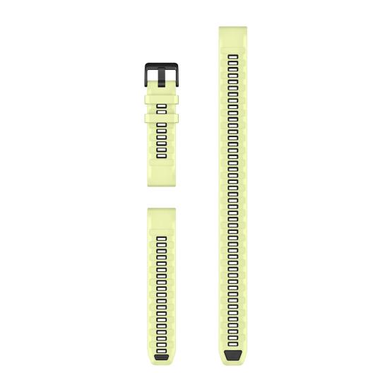 Garmin Pasek Fenix 8 (47mm) (Citron żółty Zestaw nurkowy – 3 częściowy) - QuickFit 22 mm, silikonowy, Oryginalny Garmin [010-14411-01]