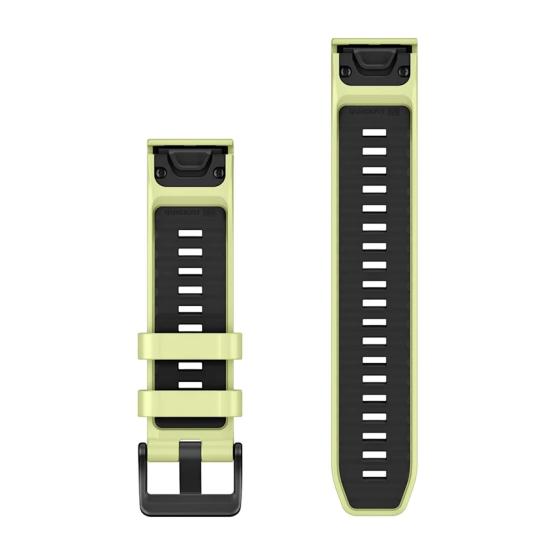 Garmin Pasek Fenix 8 (47mm) (Citron żółty Zestaw nurkowy – 3 częściowy) - QuickFit 22 mm, silikonowy, Oryginalny Garmin [010-14411-01]