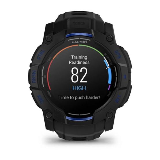 Garmin Instinct 3 50mm AMOLED Black / Bolt blue [010-03020-03]