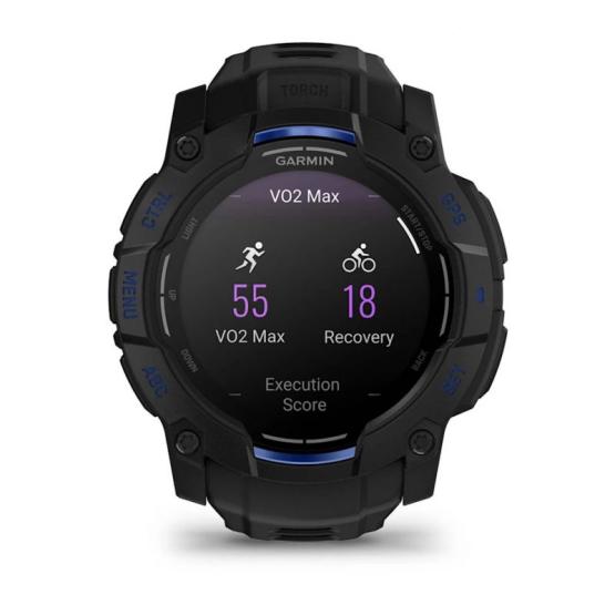 Garmin Instinct 3 50mm AMOLED Black / Bolt blue [010-03020-03]