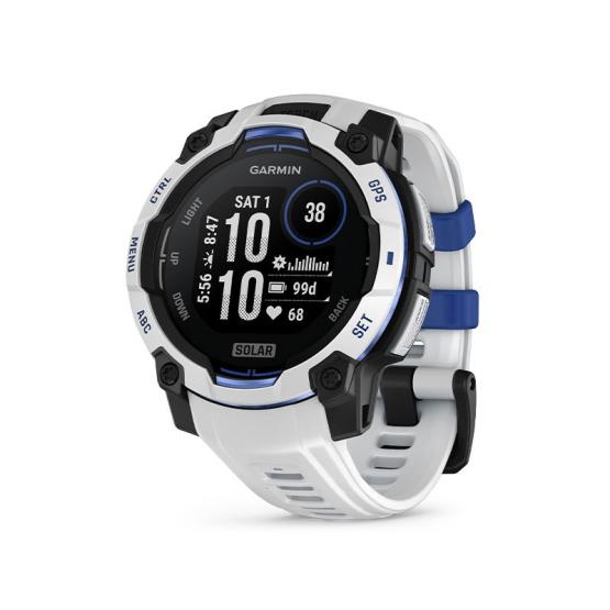 Garmin Instinct 3 45mm Solar Whitestone / Bolt blue [010-02934-03]