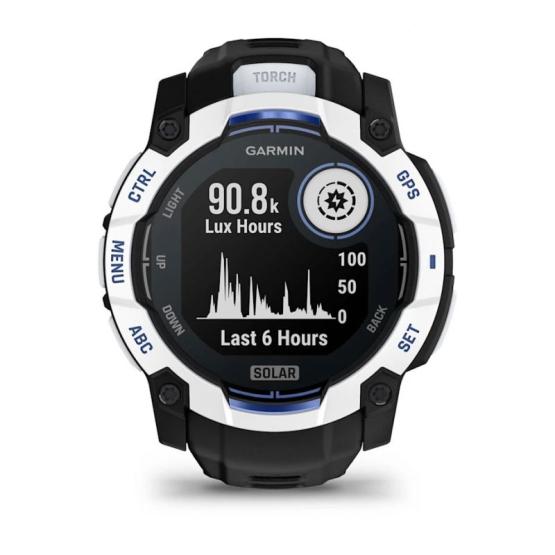 Garmin Instinct 3 50mm Solar Black / Bolt blue [010-02935-03]
