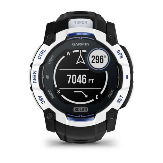 Garmin Instinct 3 50mm Solar Black / Bolt blue [010-02935-03]