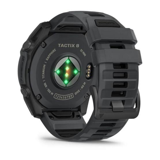 Garmin Tactix 8 51mm AMOLED, powłoka Cerakote, grafitowy Slate Gray [010-04553-01] (9)