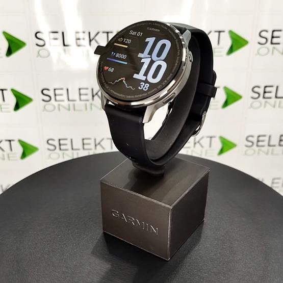 Garmin Venu 4 45mm Czarny Slate z czarnym paskiem [010-03014-00] (2)