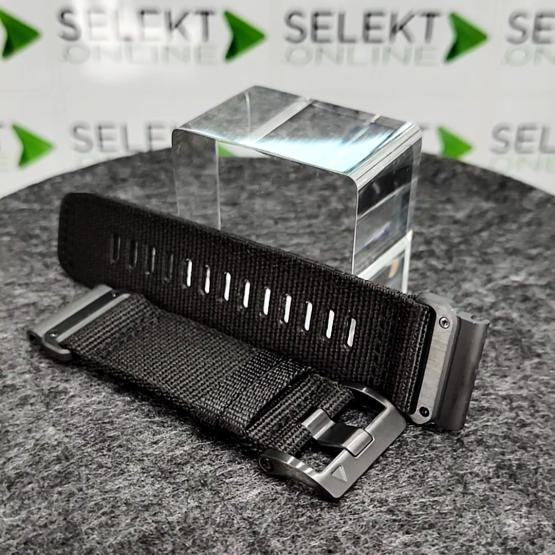 Garmin Pasek Tactix Delta czarny - Quick Fit 26 mm, nylonowy, pasuje do Fenix 6X, 5X, 5X Plus, Fenix 3, Tactix Bravo Charlie, Oryginalny Garmin [010-13010-00] (2)