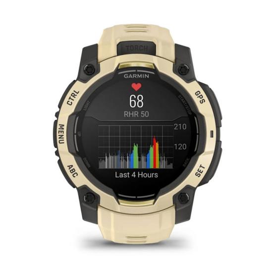 Garmin Instinct 3 45mm AMOLED Cytrynowy Citrine [010-02936-02] (7)