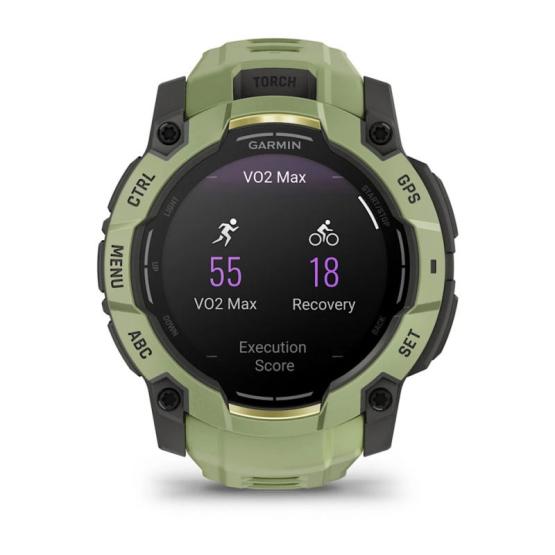 Garmin Instinct 3 50mm AMOLED Zielony Fern green [010-03020-02] (2)