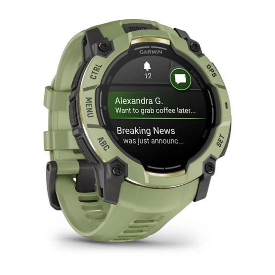Garmin Instinct 3 50mm AMOLED Zielony Fern green [010-03020-02] (5)