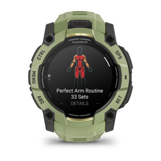 Garmin Instinct 3 50mm AMOLED Zielony Fern green [010-03020-02] (7)