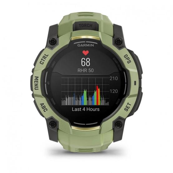 Garmin Instinct 3 50mm AMOLED Zielony Fern green [010-03020-02] (10)