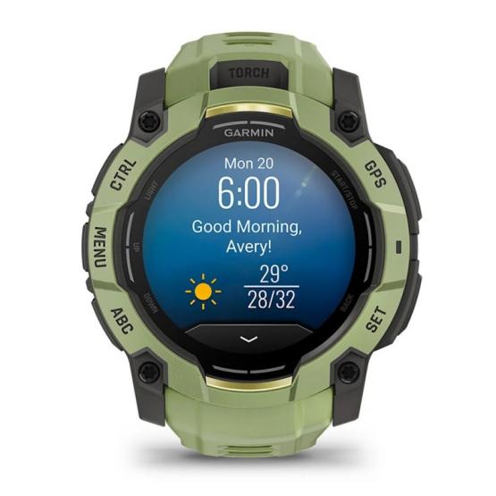 Garmin Instinct 3 50mm AMOLED Zielony Fern green [010-03020-02] (14)