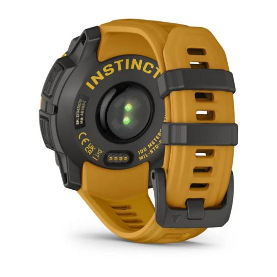 Garmin Instinct 3 45mm Solar Ciemno żółty Sunburst [010-02934-02] (13)