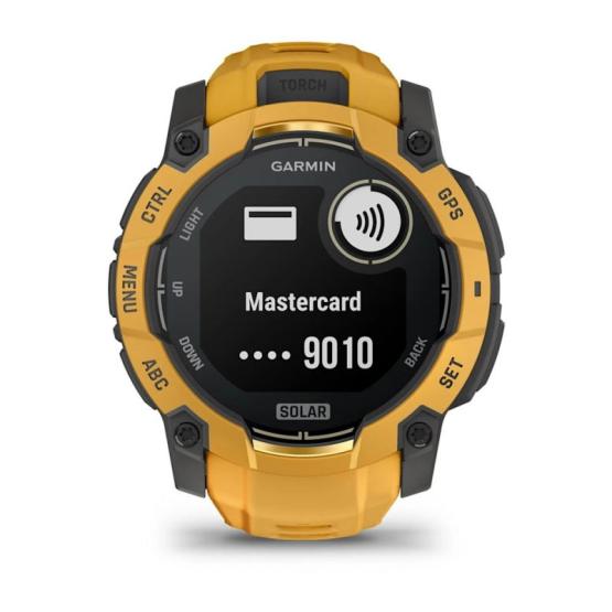 Garmin Instinct 3 50mm Solar Ciemno żółty Sunburst [010-02935-02] (14)