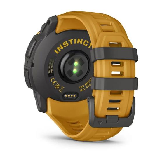 Garmin Instinct 3 50mm Solar Ciemno żółty Sunburst [010-02935-02] (18)