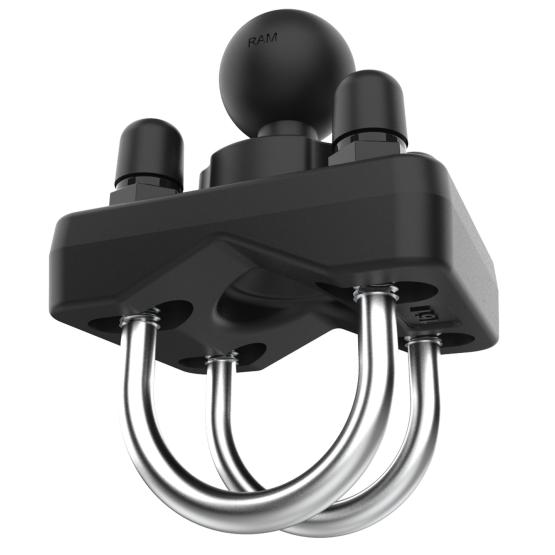 RAM Mounts RAM-B-235U uchwyt kulą 1 cal na dwie śruby U do rurki lub kierownicy (1)