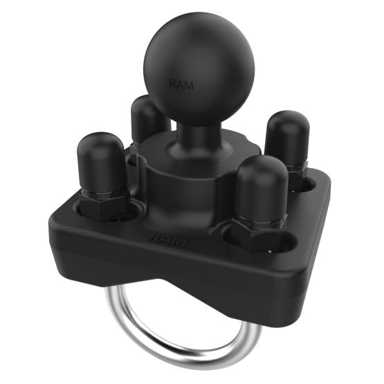 RAM Mounts RAM-B-235U uchwyt kulą 1 cal na dwie śruby U do rurki lub kierownicy (2)