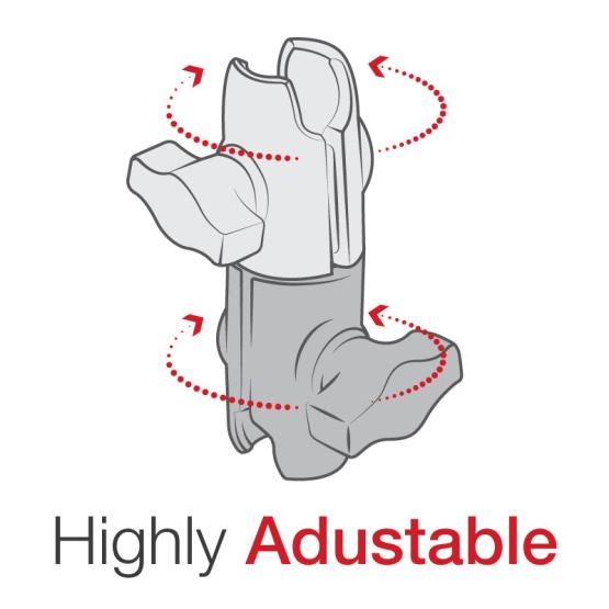 RAP-B-200-12U – podwójne ramię obrotowe z możliwością obrotu o 360 stopni w centralnym punkcie ramienia. (2)