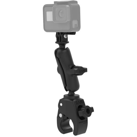 RAM Mounts RAP-B-400-GOP1U uchwyt do kamer GoPro HD HERO, HD HERO2, HERO3, HERO4, HERO4 SESSION ,HD HERO 960, HERO5 z klamrą zaciskową RAM Tough-Claw (1)