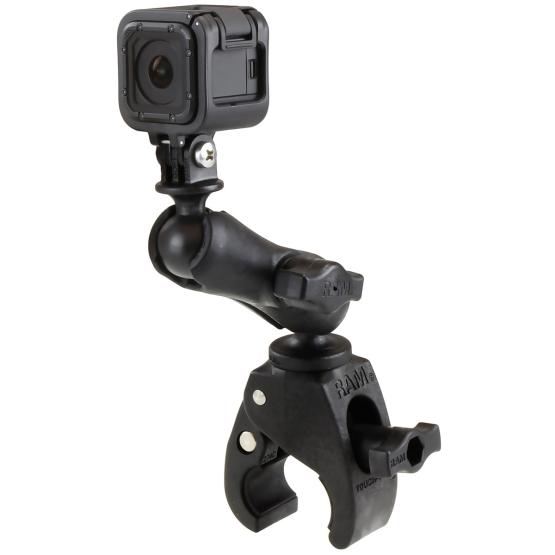 RAM Mounts RAP-B-400-GOP1U uchwyt do kamer GoPro HD HERO, HD HERO2, HERO3, HERO4, HERO4 SESSION ,HD HERO 960, HERO5 z klamrą zaciskową RAM Tough-Claw (2)