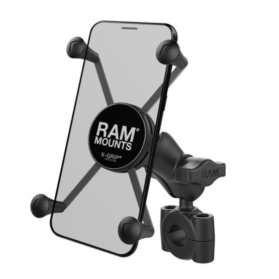 RAM Mounts RAM-B-408-75-1-A-UN10 uchwyt X-Grip do telefonu, ramię średnie, Torque montowany do ramy kierownicy (1)