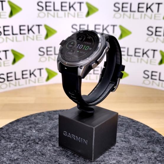 Garmin Fenix 8 - 47mm, ekran MIP, Solar, Sapphire, Carbon grey DLC titanium z paskiem czarnym [010-02906-11] (2)