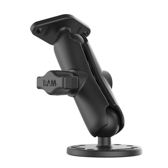RAM Mounts RAM-B-138U ramię o długości 3.69 cala montowane do płaskiej powierzchni z głowicą obrotową z podstawą o średnicy 2.5 cala (5)