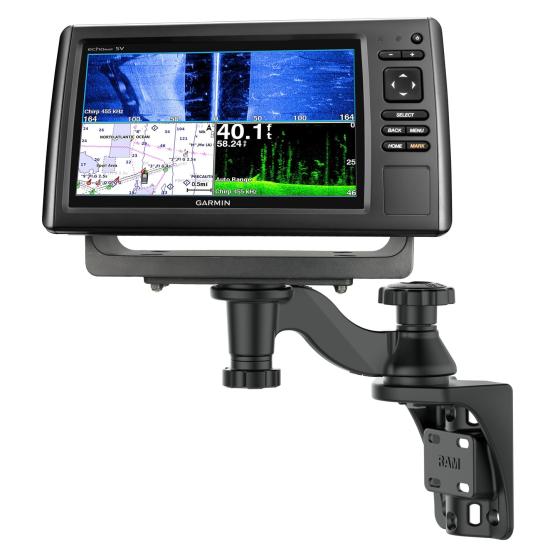 RAM Mounts RAM-109VU uchwyt do echosond oraz chartplotter`ów GPS Garmin, Humminbird, Lowrance & Raymarine (1)
