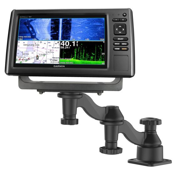 RAM Mounts RAM-109H-1U uchwyt do echosond oraz chartplotter`ów GPS Garmin, Humminbird, Lowrance & Raymarine montowany do płaskiej powierzchni (1)