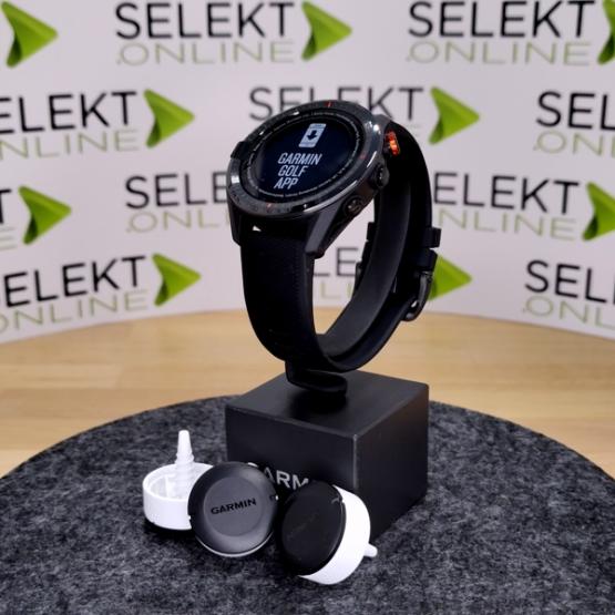 Garmin Approach S62 Bundle z czarną ceramiczną ramką z czarną opaską - Zestaw z czujnikami CT10 [010-02200-02] (2)