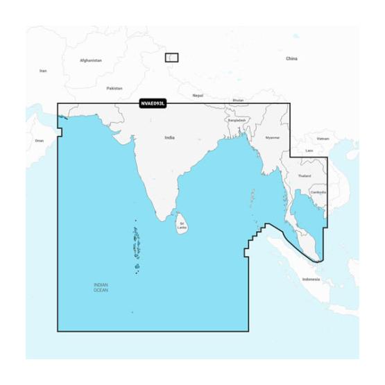 Garmin Navionics Vision+ – Ocean Indyjski do Tajlandii NVAE093L [010-C1490-00] (1)
