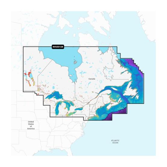 Garmin Navionics Vision+ – Kanada Wschodnia i Wielkie Jeziora NVUS012R [010-C1484-00] (1)