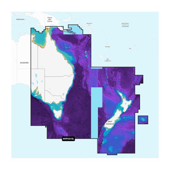 Garmin Navionics Vision+ – Australia Wschodnia i Centralna + Nowa Zelandia NVPC015L [010-C1482-00] (1)