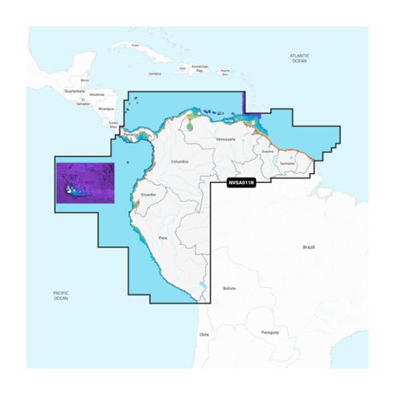 Garmin Navionics Vision+ – Ameryka Południowa Północna NVSA011R [010-C1452-00] (1)