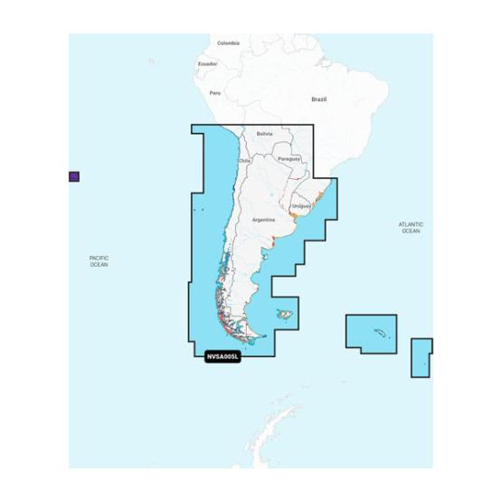 Garmin Navionics Vision+ – Chile, Argentyna i Wyspa Wielkanocna NVSA005L [010-C1286-00] (1)