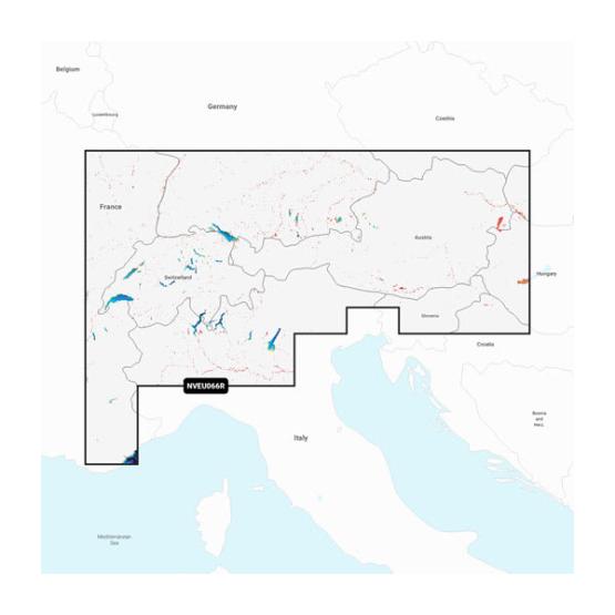 Garmin Navionics Vision+ – Alpy (Jeziora i Rzeki) NVEU066R [010-C1261-00] (1)