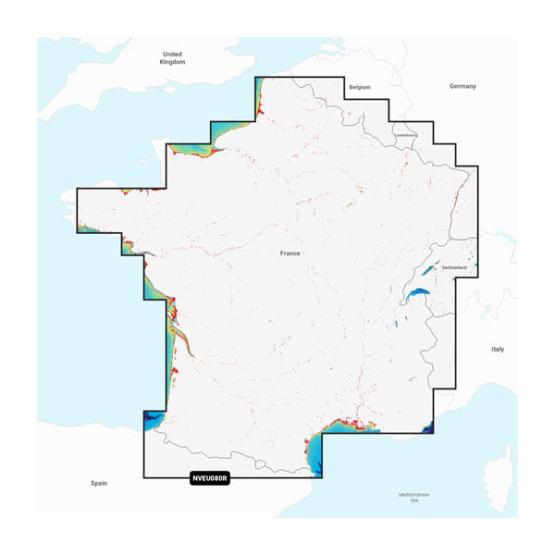 Garmin Navionics Vision+ – Francja (Jeziora i Rzeki) NVEU080R [010-C1256-00] (1)