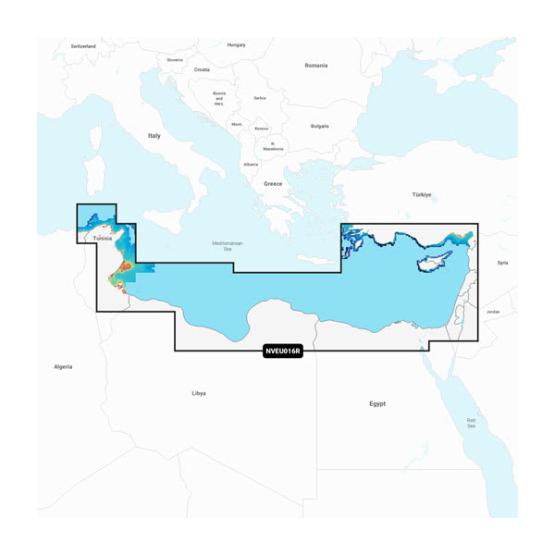 Garmin Navionics Vision+ – Morze Śródziemne Południowo-Wschodnie NVEU016R [010-C1241-00] (1)