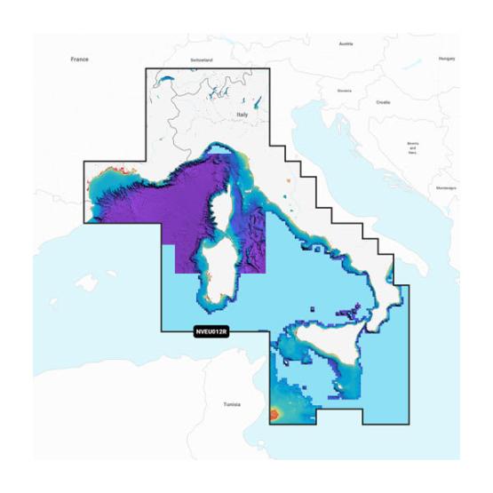 Garmin Navionics Vision+ – Morze Śródziemne Centralne i Zachodnie NVEU012R [010-C1238-00] (1)
