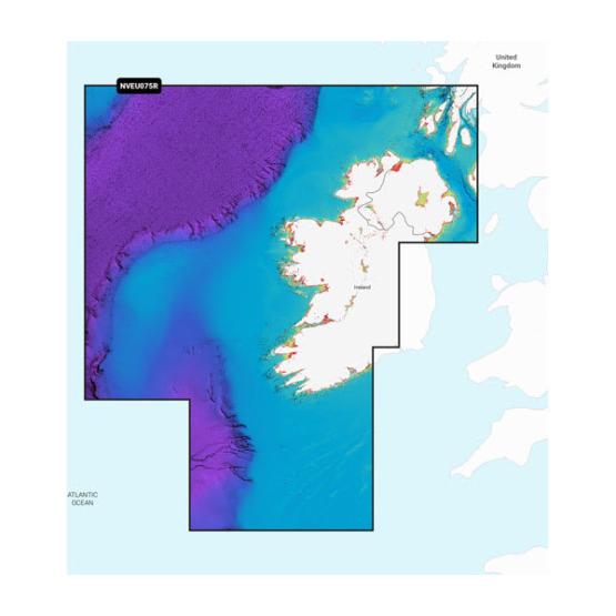 Garmin Navionics Vision+ – Irlandia Wybrzeże Zachodnie NVEU075R [010-C1233-00] (1)