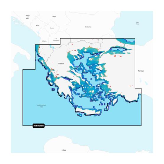 Garmin Navionics Vision+ – Morze Egejskie, Morze Marmara i Grecja NVEU015R [010-C1240-00] (1)