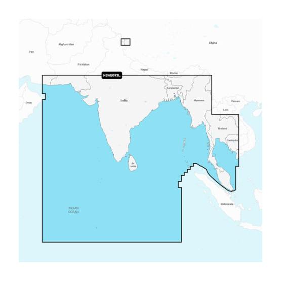 Garmin Navionics+ – Ocean Indyjski do Tajlandii NSAE093L [010-C1490-20] (1)