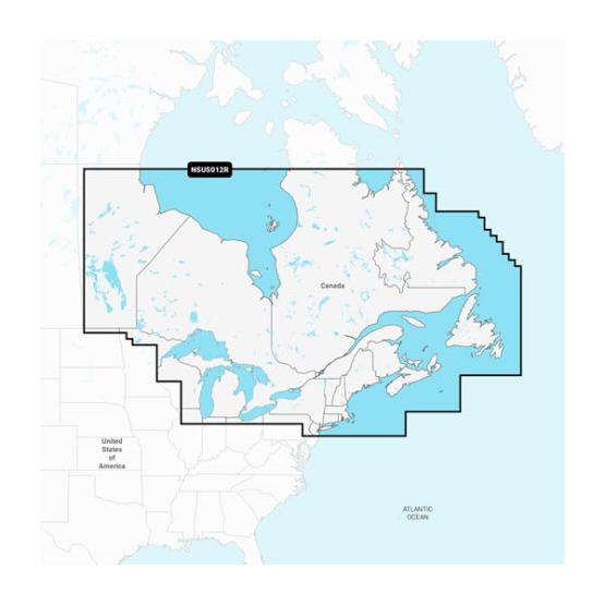 Garmin Navionics+ – Kanada Wschodnia i Wielkie Jeziora NSUS012R [010-C1484-20] (1)
