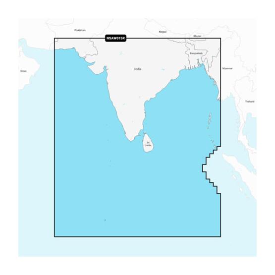 Garmin Navionics+ – Subkontynent Indyjski NSAW015R [010-C1230-20] (1)