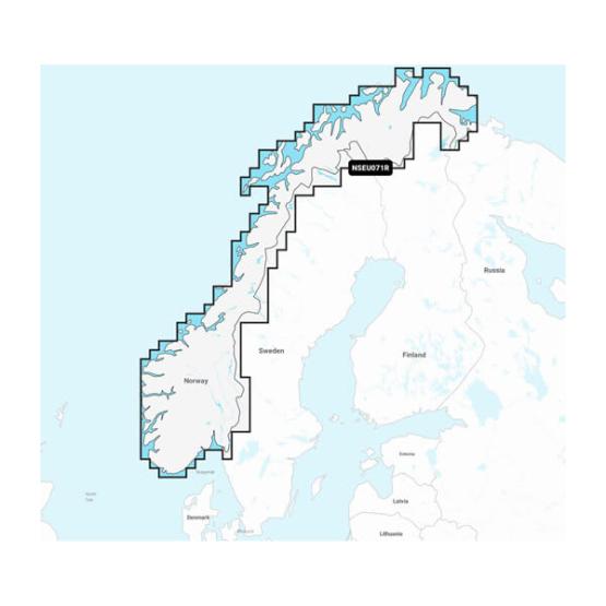 Garmin Navionics+ – Norwegia (Jeziora i Rzeki) NSEU071R [010-C1266-20] (1)